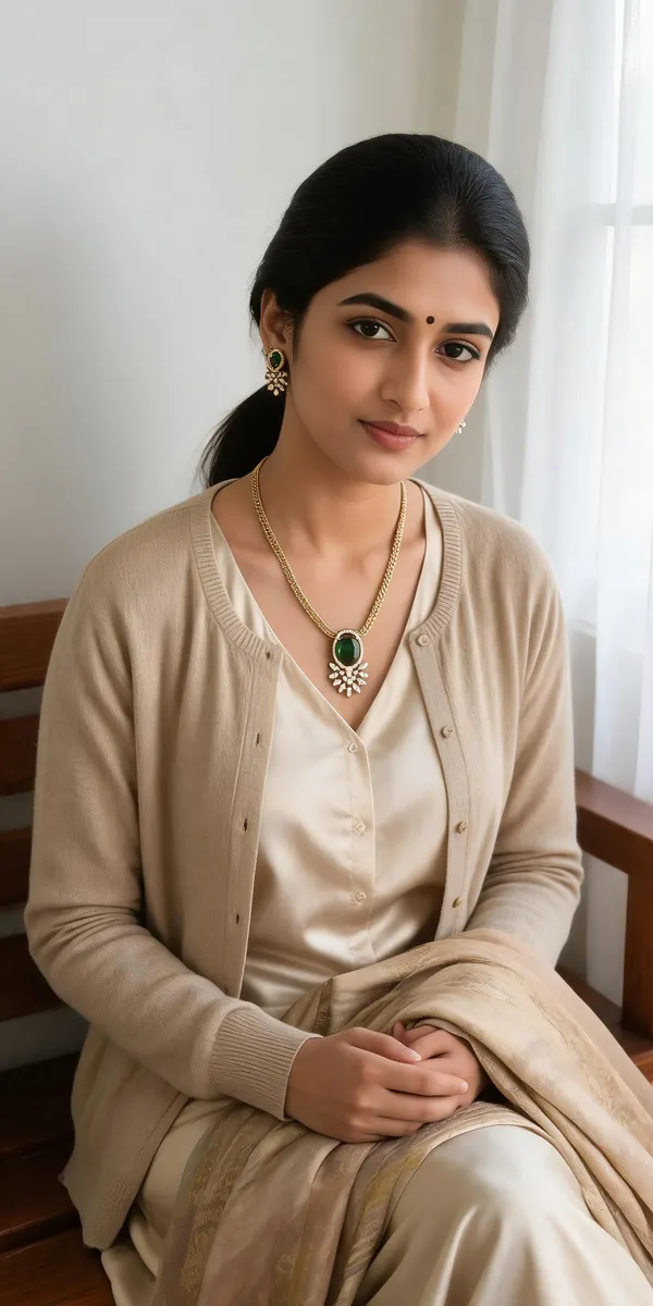 Ethereal_Green-Hued_Minimalist_Jewellery_Set