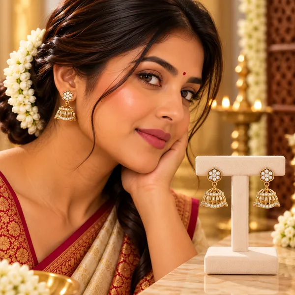 Celestial_Bloom_Stone-Studded_Jhumkas_Pack_Of_2