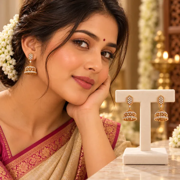Traditional_Stone_&_Pearl_Cluster_Earrings_Pack_Of_2