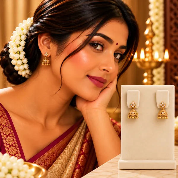 Minimalist_Cubic_Zirconia_Jhumkis_Pack_Of_2