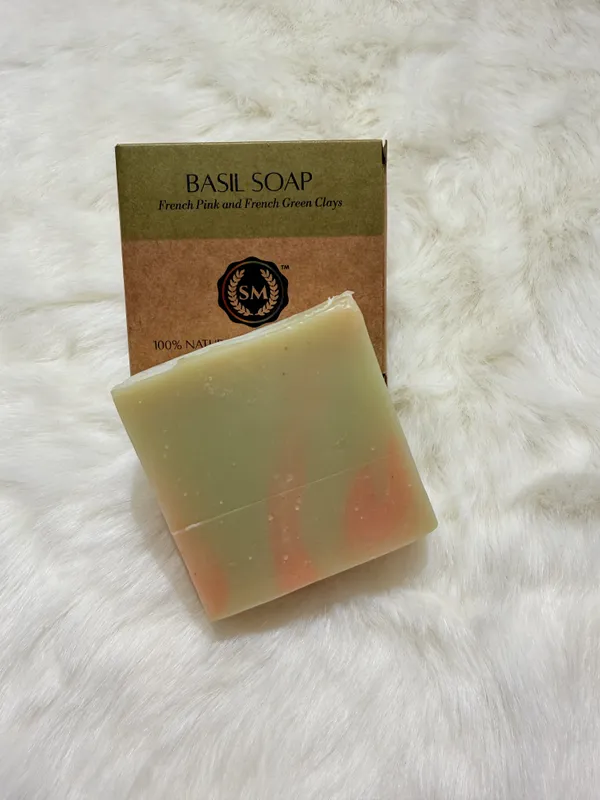 Basil_French_Pinkclay_And_Green_Clay_Cold_Processed_Soap