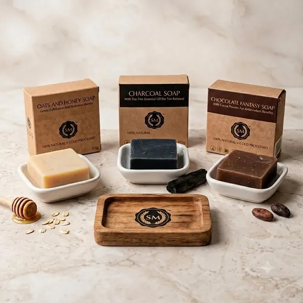 Oats_Honey,_Charcoal_Tea_Tree_and_Choclate_Fantasy_Soap_Combo