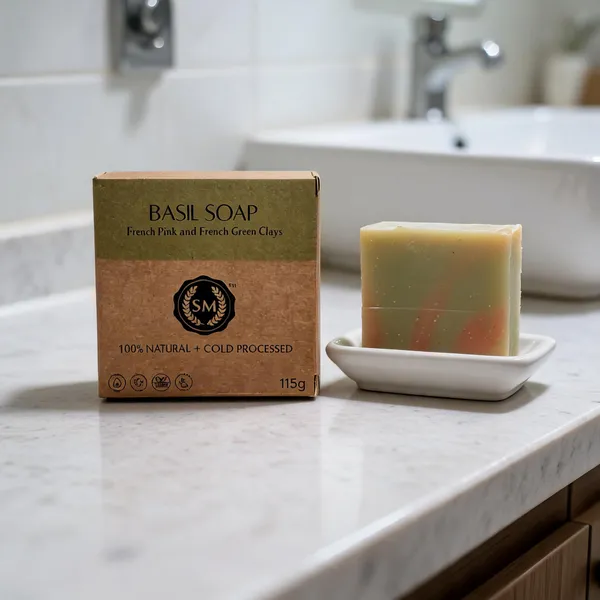 Basil_French_Pinkclay_And_Green_Clay_Cold_Processed_Soap