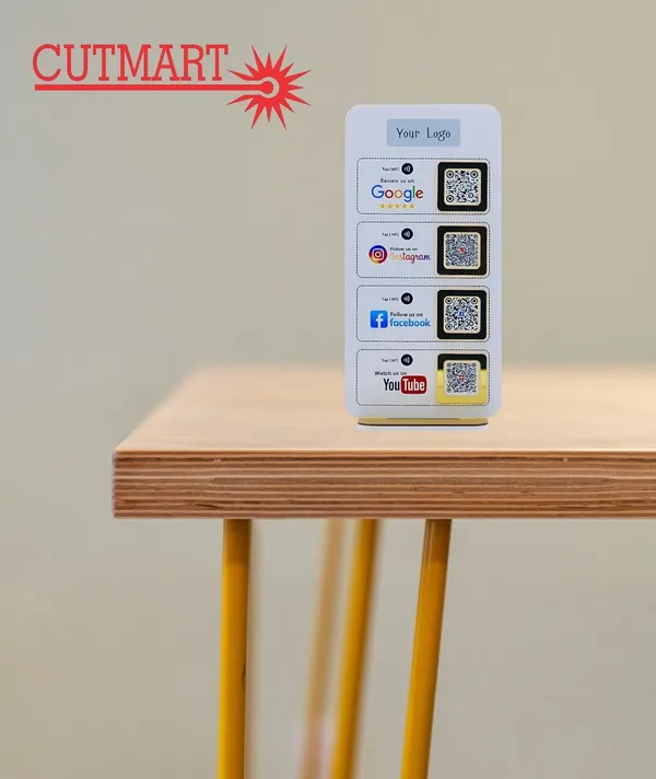 4_In_1customized_Social_Media_Qr_Code_Button_Print_And__mdf_Instagram_Button_Scan_To_Follow_Instagram_Logo_Social_Media_Sign_Let_S_Get_Social_Sign_Sign_For_Small_Business_Owner_Craft_Fair_Business_Sign_Qr_Code_Sign_Design