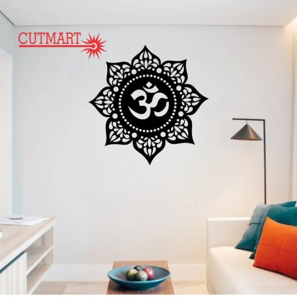 Mdf_Black_Om_Symbol_Laser_Cut_Wall_Decor_24X24_Inches