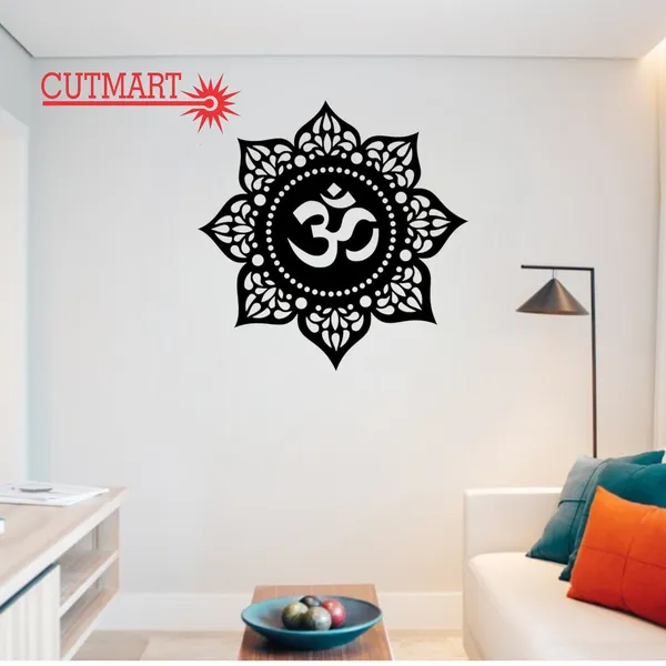 Mdf_Black_Om_Symbol_Laser_Cut_Wall_Decor_24X24_Inches