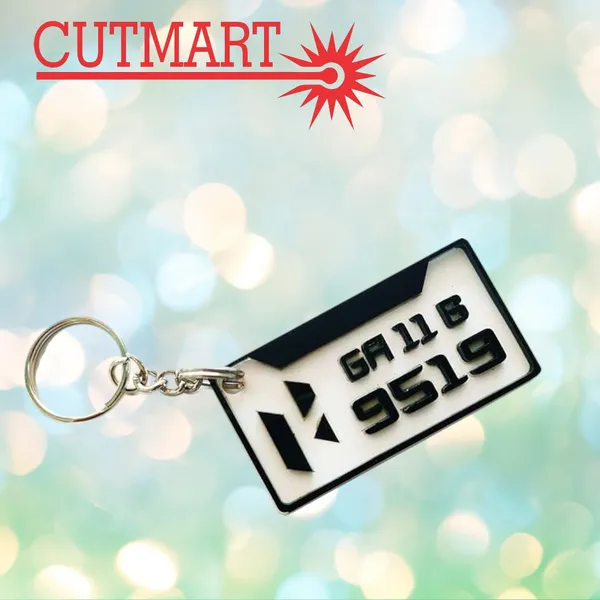 Acrylic_3D_Personalized_Bike_Number_Plate_Keychain_Pack_of_2