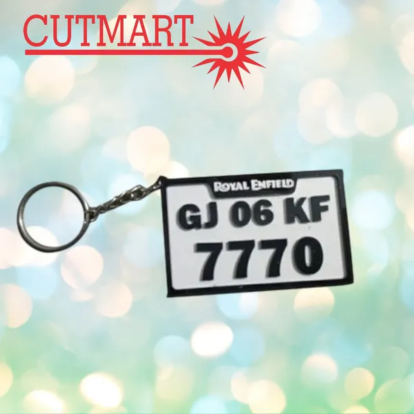 Acrylic_3D_Personalized_Bike_Number_Plate_Keychain_Pack_of_2