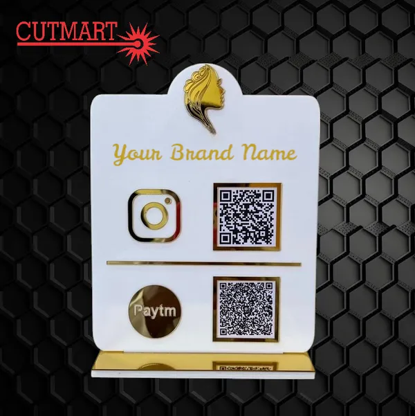 Acrylic_Gold_White_Dual_Qr_Code_Business_Scanner_Stand