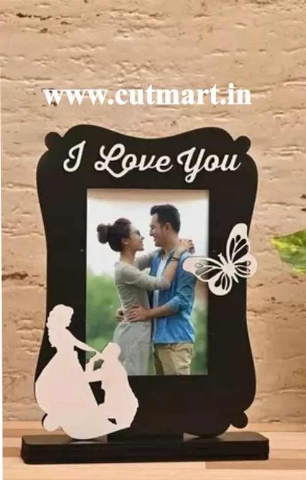 Mdf_Black_I_Love_You_Valentine_Tabletop_Photo_Frame