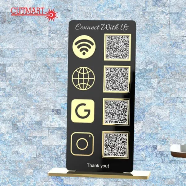 Acrylic_Black_And_Gold_Customizable_Google_Review_Qr_Code_Stand