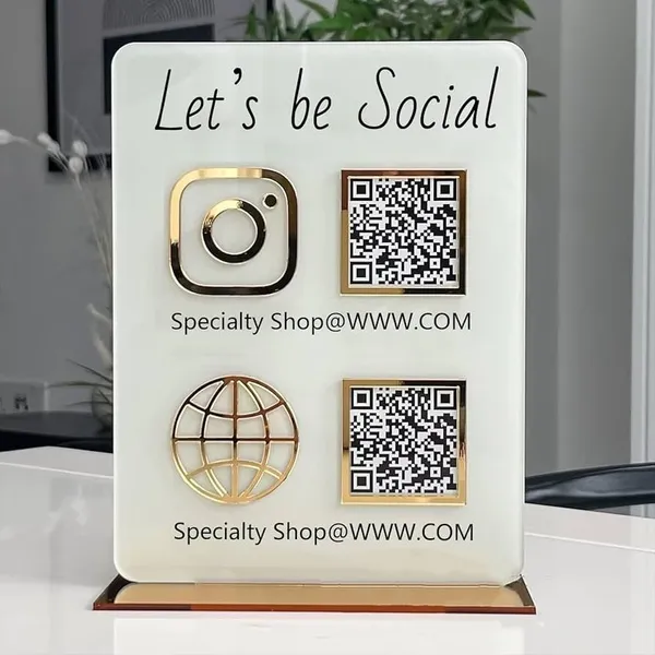 Acrylic_Customizable_Social_Media_Qr_Code_Stand_Gold_And_White