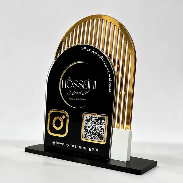 Acrylic_Black_And_Gold_Instagram_Scan_To_Follow_Qr_Code_Stand