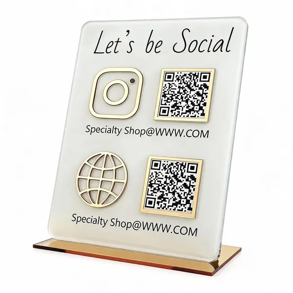 Acrylic_Customizable_Social_Media_Qr_Code_Stand_Gold_And_White