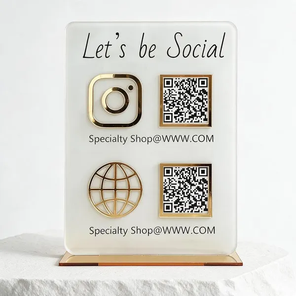 Acrylic_Customizable_Social_Media_Qr_Code_Stand_Gold_And_White