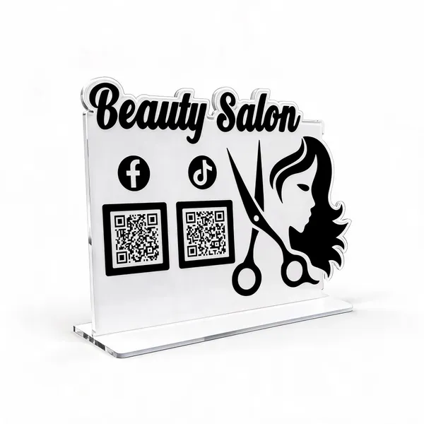 Acrylic_Black_And_White_Salon_Customizable_Qr_Code_Stand