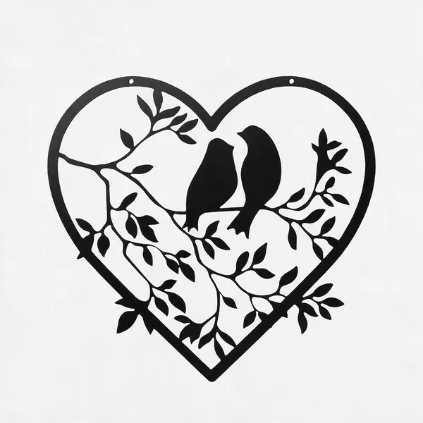 Mdf_Black_Birds_And_Tree_Heart_Shape_Wall_Decor_24X24_Inch