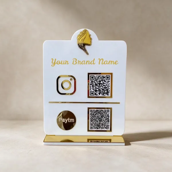 Acrylic_Gold_White_Dual_Qr_Code_Business_Scanner_Stand