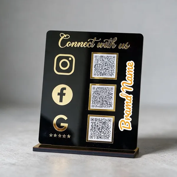 Acrylic_Black_Gold_3-In-1_Social_Media_Qr_Code_Stand