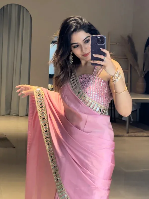 Pink_Space_Silk_Embellished_Saree_For_Women