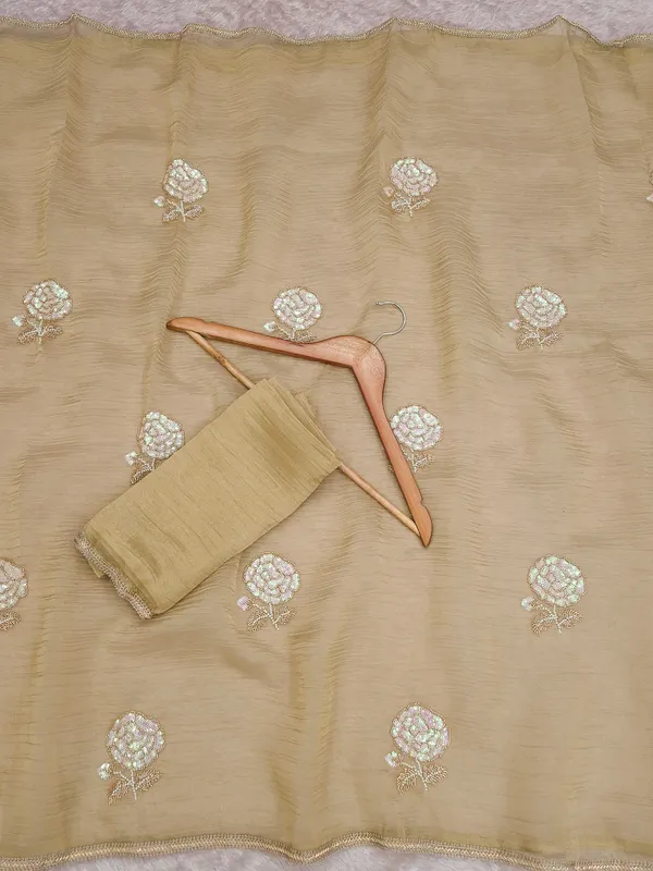 Cream_Salsa_Saree_For_Women