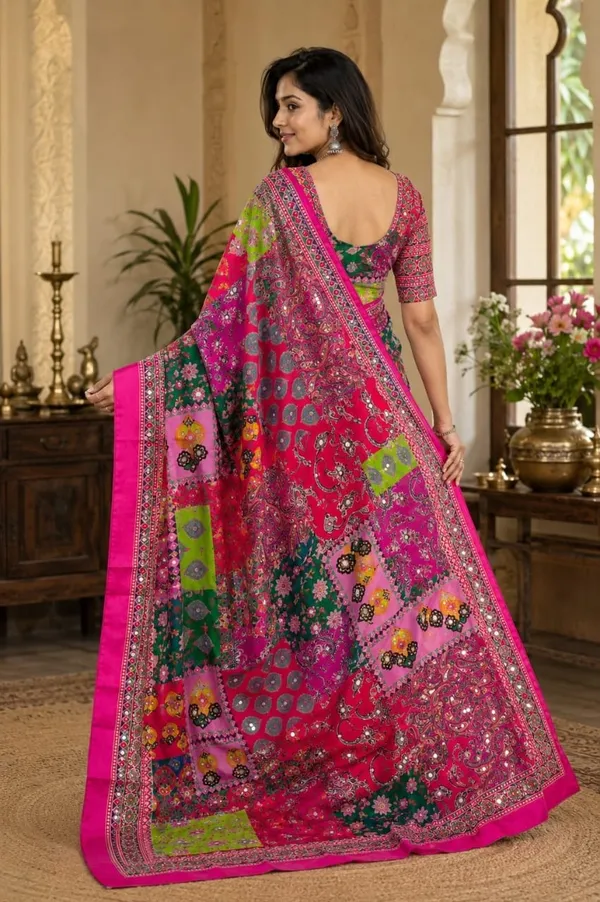 Pink_Silk_Printed_Saree_For_Women