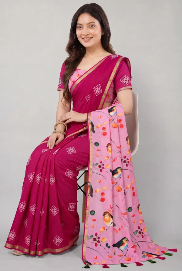 Pink_Mul_Cotton_Silk_Printed_Saree_For_Women