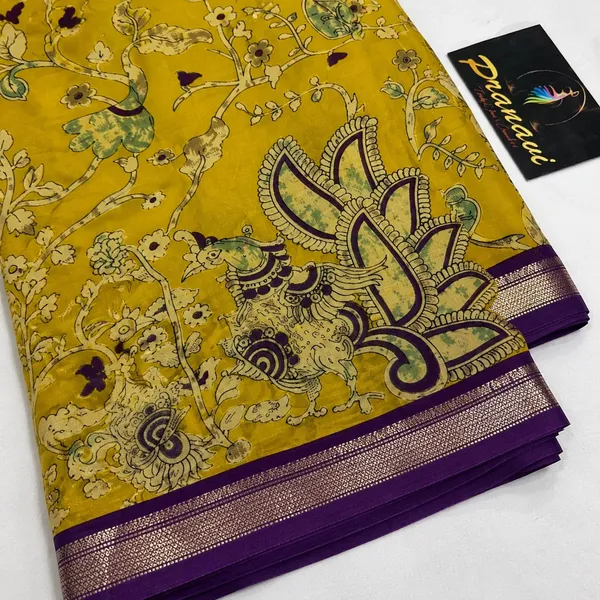 Mustard_Purple_Banarasi_Silk_Printed_Saree_For_Women