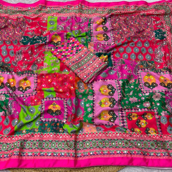 Pink_Silk_Printed_Saree_For_Women