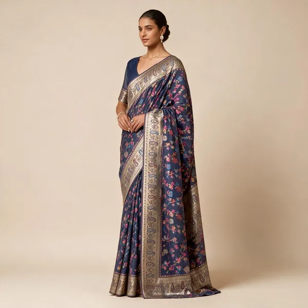 Blue_Banarasi_Soft_Saree_For_Women