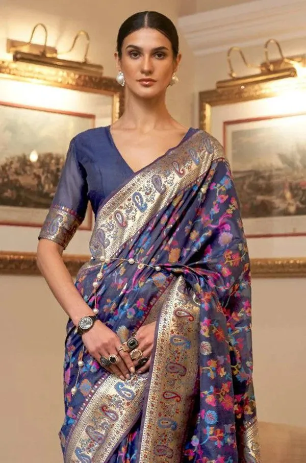 Blue_Banarasi_Soft_Saree_For_Women