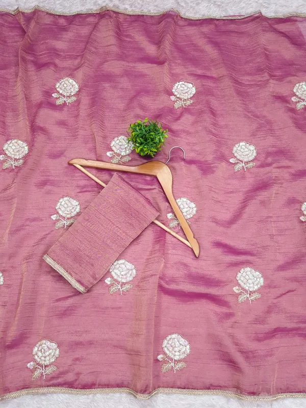 Onion_Pink_Salsa_Embroidered_Saree_For_Women