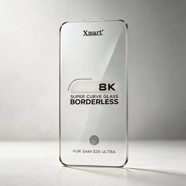 Xmart_8K_Borderless_Tempered_Glass_Screen_Protector_For_Samsung_S25_Ultra