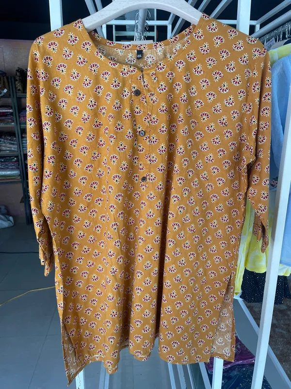 Mustard_Floral_Straight_Kurta_for_Women