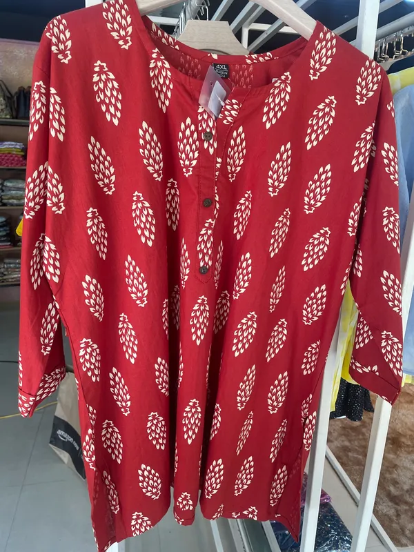 Red_Printed_Straight_Kurta_For_Women