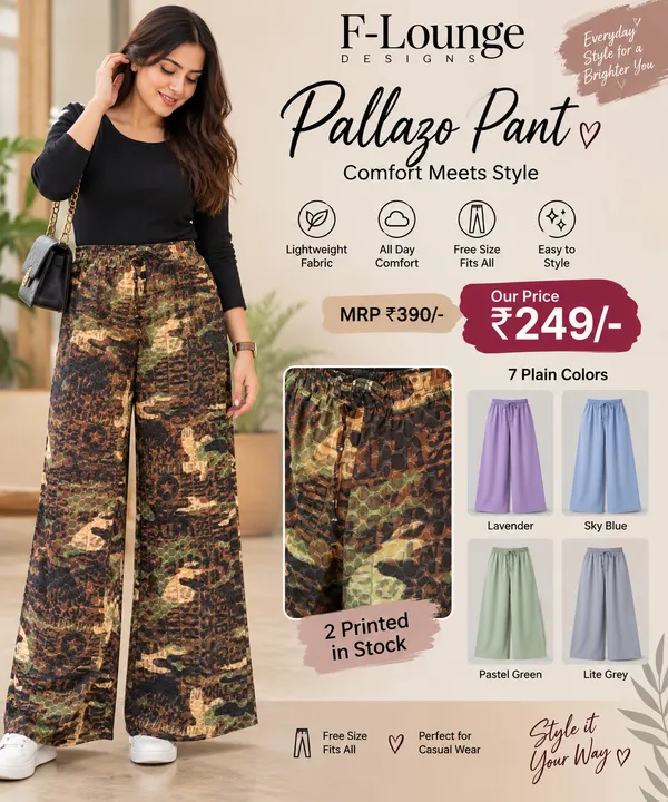 Brown_Printed_Free_Size_Korean_Palazzo_Pants_for_Women