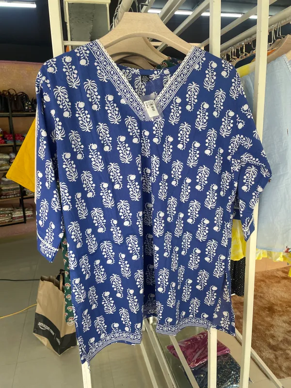 Blue_Printed_Straight_Kurti_for_Women