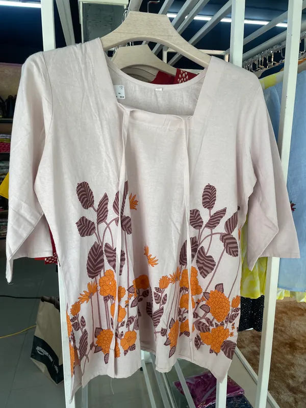 Offwhite_Floral_Print_A-Line_Kurta_for_Women