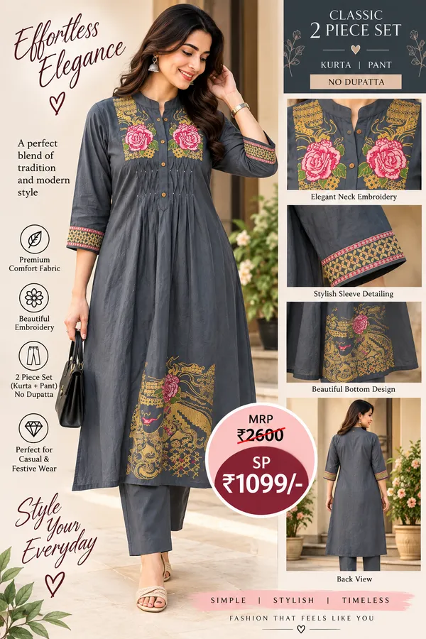 Grey_Embroidered_Straight_Kurta_Pant_Set_for_Women