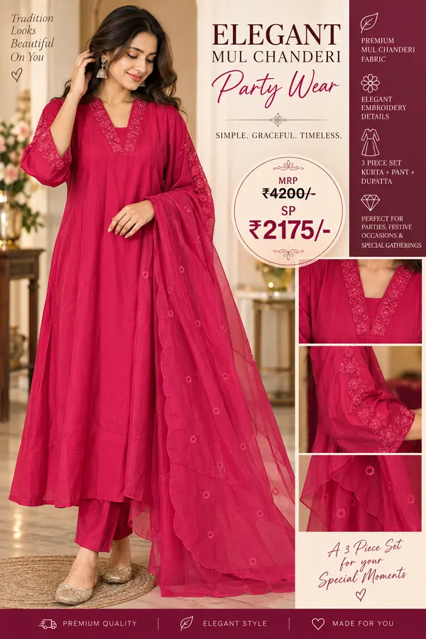 RED_Mul_Chanderi_Embroidered_Suit_Set_for_Women