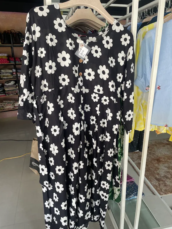 Black_Floral_Fit_And_Flare_Dress_for_Women