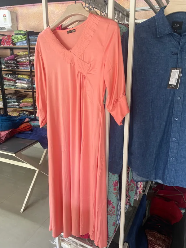 Coral_Relaxed_Fit_Long_Dress_for_Women