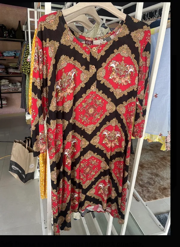 Black_Red_Printed_Long_Sleeve_Dress_for_Women