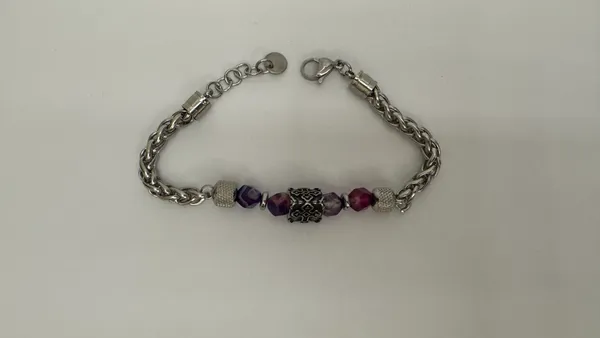Silver-Tone_Beaded_Chain_Bracelet_for_Men