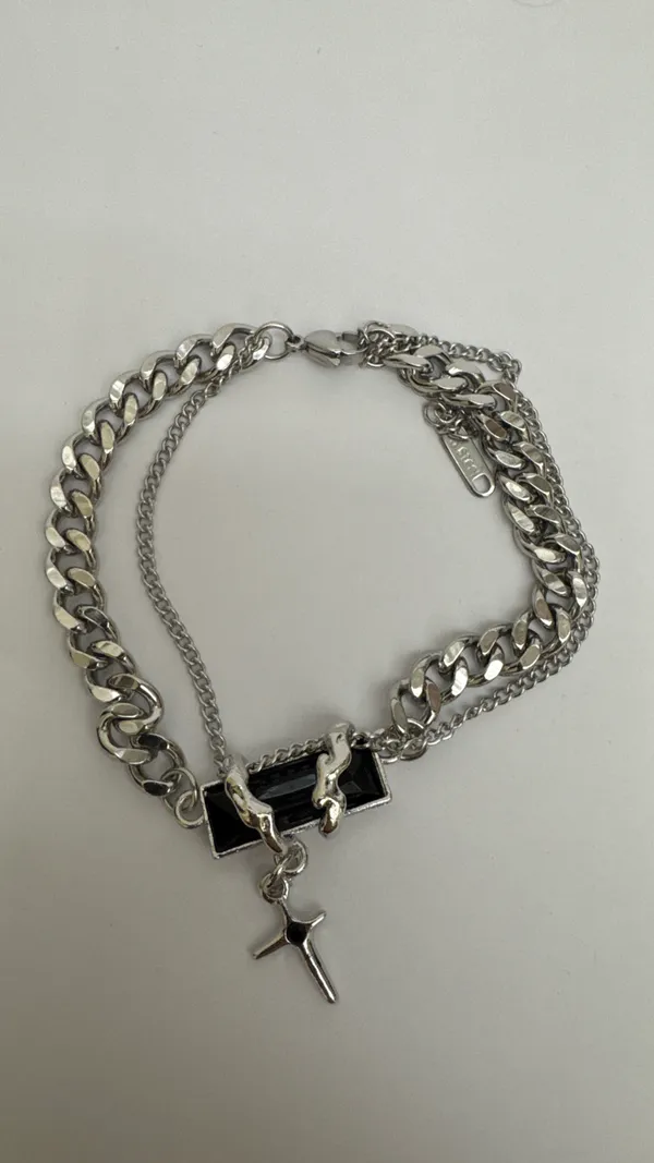 Silver_Tone_Layered_Cross_Pendant_Necklace_for_Men