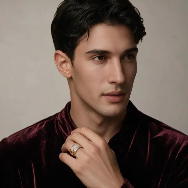 Gold_Tone_Rhinestone_Signet_Ring_For_Men