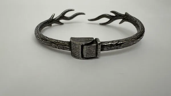 Black_Textured_Antler_Cuff_Bracelet_for_Men