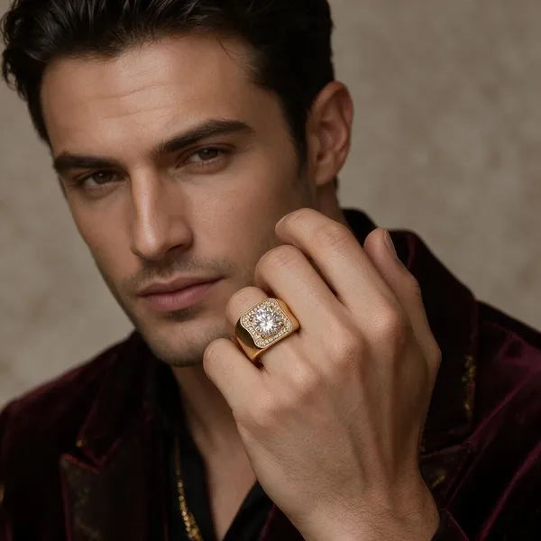 Gold_Tone_Crystal_Statement_Ring_For_Men
