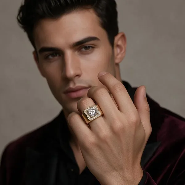 Gold_Tone_Crystal_Statement_Ring_For_Men
