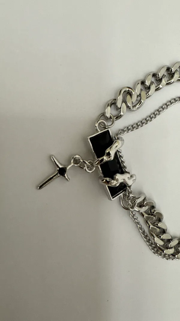 Silver_Tone_Layered_Cross_Pendant_Necklace_for_Men